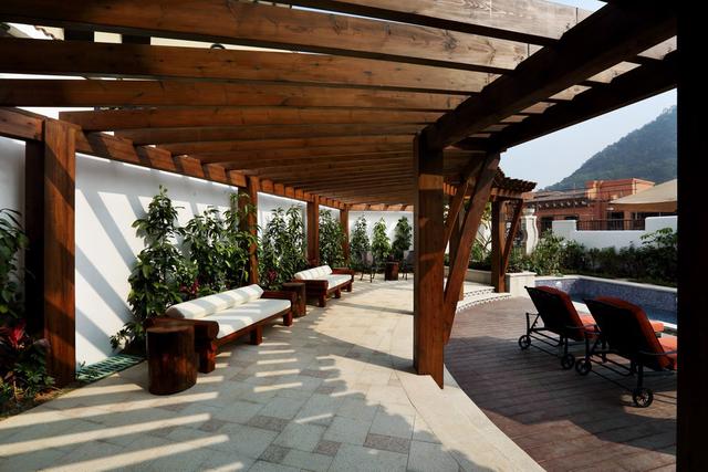 裝修實景〡384㎡美式獨棟別墅，前后庭院，靠山而居！