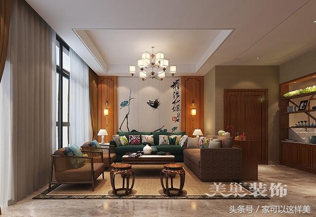 鄭州新中式風(fēng)格，300平別墅還是中國(guó)風(fēng)看起來(lái)更大氣美觀！