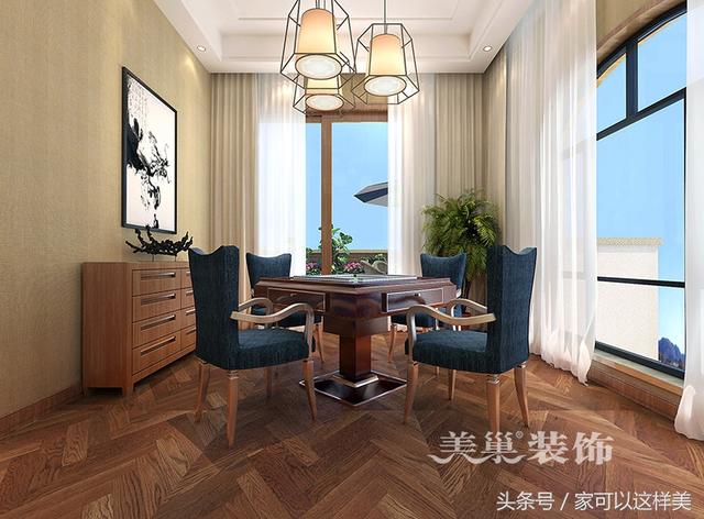 鄭州新中式風(fēng)格，300平別墅還是中國(guó)風(fēng)看起來(lái)更大氣美觀！