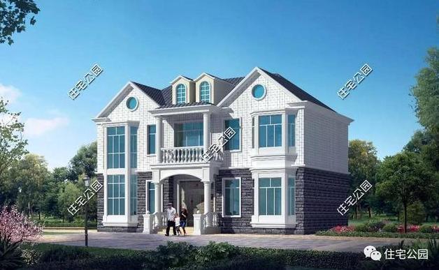 對稱式雙拼小別墅，旋轉(zhuǎn)樓梯、挑空客廳！