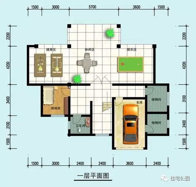 農(nóng)村自建別墅15X13米，靚麗外觀、半地下室設(shè)計(jì)！