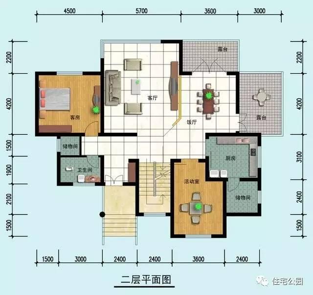 農(nóng)村自建別墅15X13米，靚麗外觀、半地下室設(shè)計(jì)！