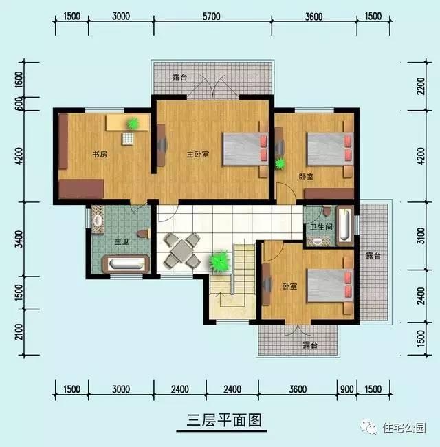 農(nóng)村自建別墅15X13米，靚麗外觀、半地下室設(shè)計(jì)！