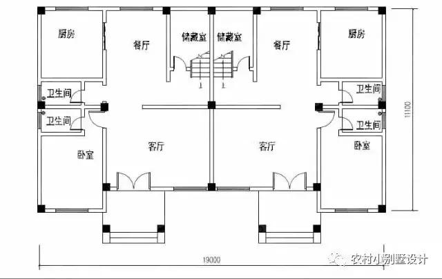4套經(jīng)典兄弟雙拼別墅戶型分享，兄弟一起建省錢又有面子！