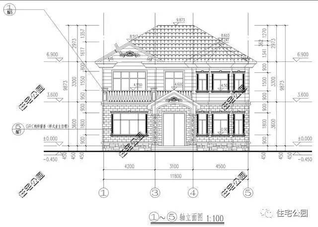 自建12X12米方正2層別墅，布局實(shí)用多臥室，適合農(nóng)村！