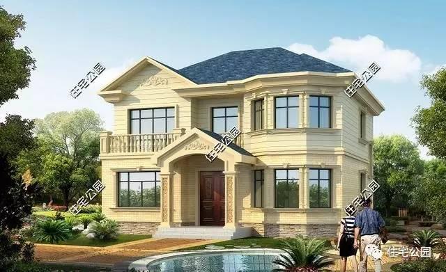 自建12X12米方正2層別墅，布局實(shí)用多臥室，適合農(nóng)村！