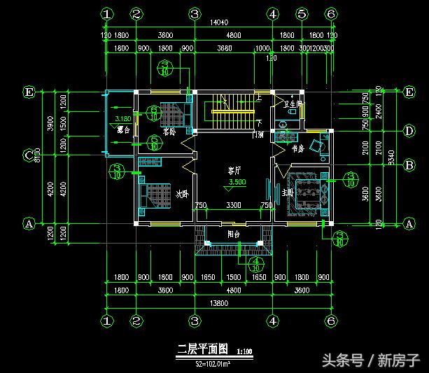 三層13.8×8.10農(nóng)村自建房！