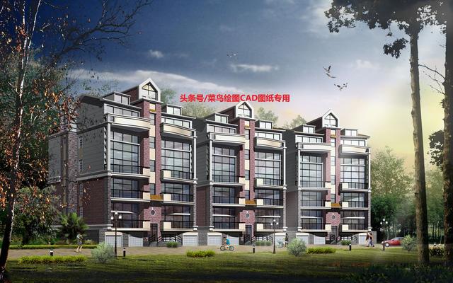 20萬建5層別墅（單層）多重外觀小戶型，豐富立面層次造型！