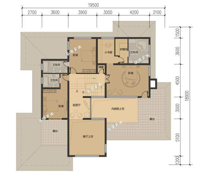 坡面宅基地上的二層北美風(fēng)別墅！