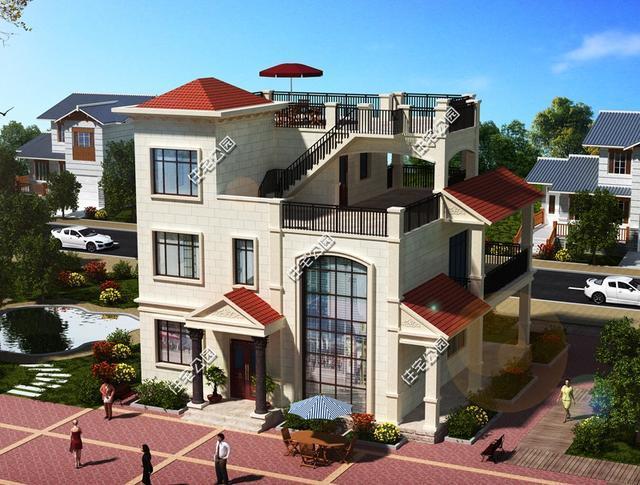 12X13米農(nóng)村別墅設(shè)計(jì)，造價(jià)25萬，實(shí)用！