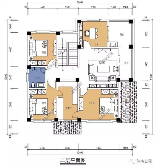 12X13米農(nóng)村別墅設(shè)計(jì)，造價(jià)25萬，實(shí)用！