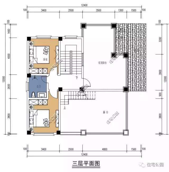 12X13米農(nóng)村別墅設(shè)計(jì)，造價(jià)25萬，實(shí)用！