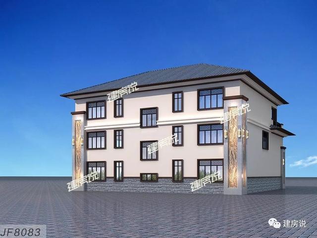 3套鄉(xiāng)村自建別墅施工圖，附完工實景照，建房要趁早