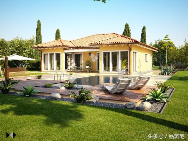 5套一層自建平房戶型圖，有20萬就能隨便挑著建