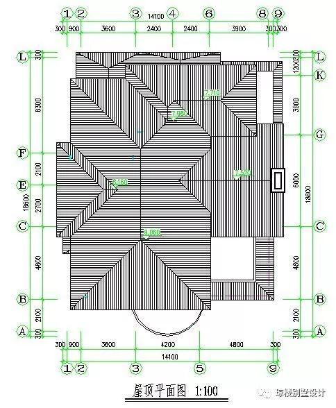 二層美式帶煙筒造型漂亮的別墅戶型方案，喜歡的才是最好的