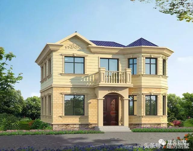 3棟好評率高的二層自建房戶型圖，20萬左右可以建