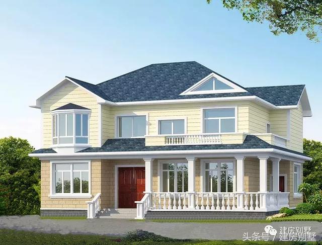 3棟好評率高的二層自建房戶型圖，20萬左右可以建