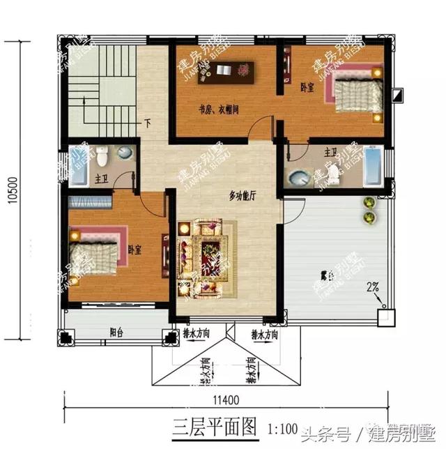做夢都想要建的2棟別墅戶型圖，住進(jìn)去每天都會(huì)開心