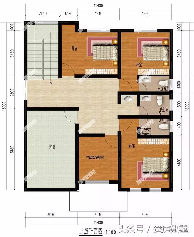 做夢都想要建的2棟別墅戶型圖，住進(jìn)去每天都會(huì)開心