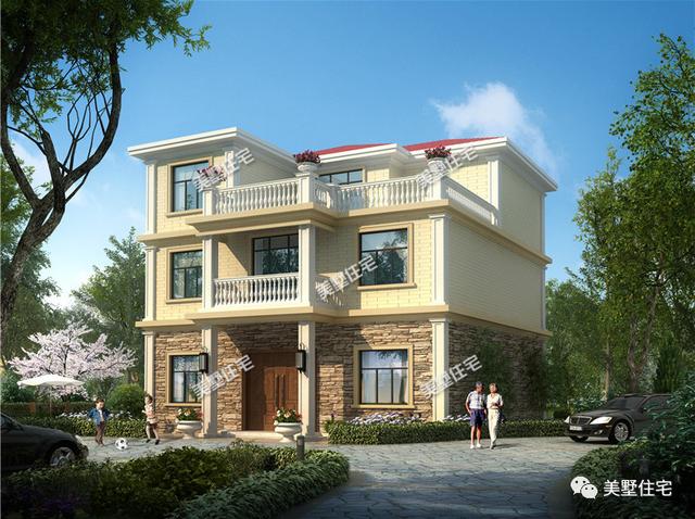 10款面寬12米的農(nóng)村別墅設(shè)計方案圖，看過的都狂點贊