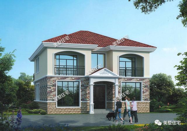 10款面寬12米的農(nóng)村別墅設(shè)計方案圖，看過的都狂點贊