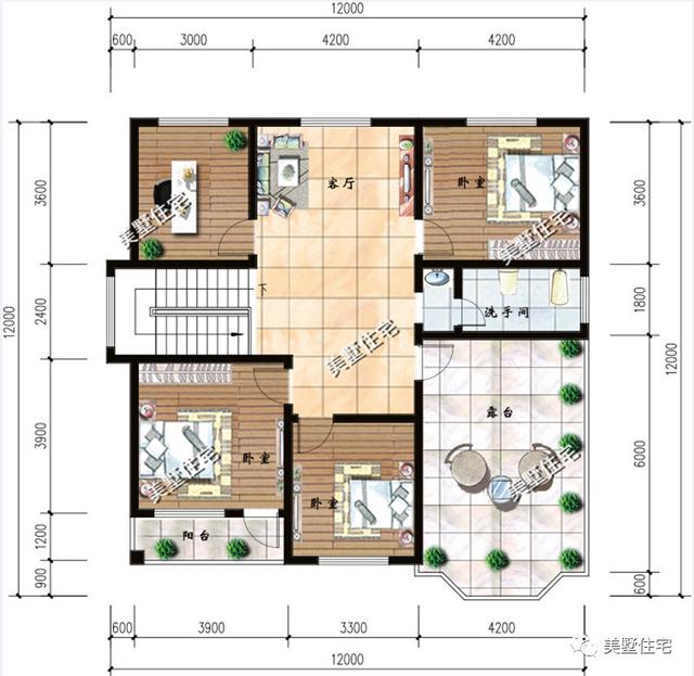 10款面寬12米的農(nóng)村別墅設(shè)計方案圖，看過的都狂點贊