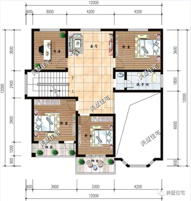 10款面寬12米的農(nóng)村別墅設(shè)計方案圖，看過的都狂點贊
