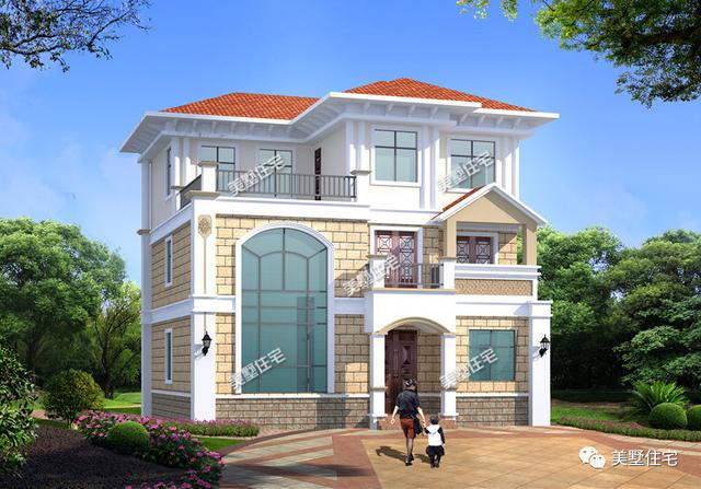 10款面寬12米的農(nóng)村別墅設(shè)計方案圖，看過的都狂點贊