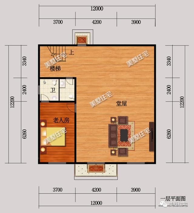 10款面寬12米的農(nóng)村別墅設(shè)計方案圖，看過的都狂點贊