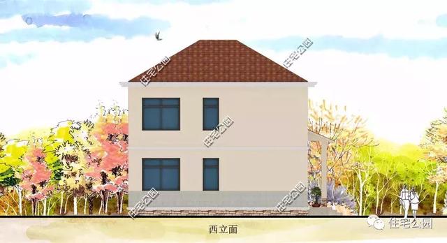 9X12米溫馨2層別墅設(shè)計方案圖，別看戶型小，照樣很大氣！