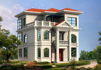 農(nóng)村二層半房子設(shè)計圖 ，占地110平米和160多平兩個戶型圖