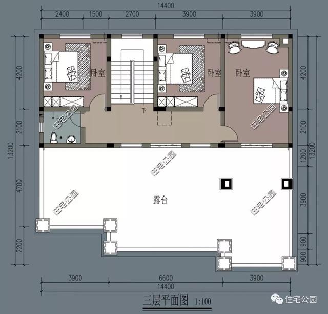 14x14米歐式別墅圖，美好的農(nóng)村生活自此開始