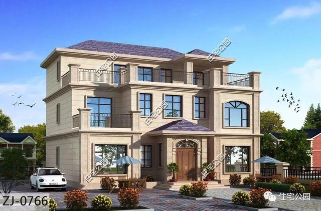 14x14米歐式別墅圖，美好的農(nóng)村生活自此開始