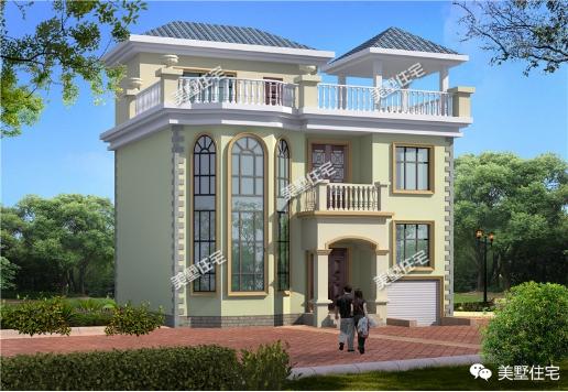 10X10米三層小別墅戶型圖，6室2廳還帶夾空層