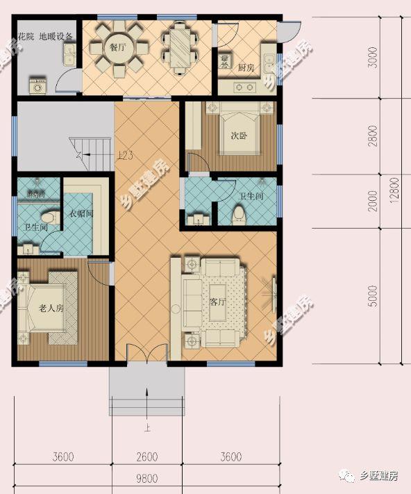農(nóng)村自建房不攀比，30萬(wàn)就能建好主體的方案圖