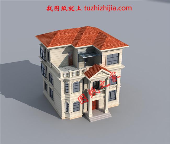 農(nóng)村二層半房子設(shè)計圖 ，占地110平米，一套很有藝術(shù)感的一套房子