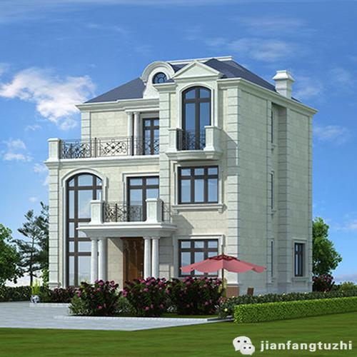 11×11米方正三層自建樓房設(shè)計圖，農(nóng)村還是喜歡方方正正的