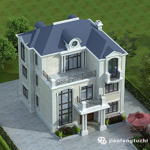 11×11米方正三層自建樓房設(shè)計圖，農(nóng)村還是喜歡方方正正的