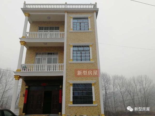 幾棟完工的農(nóng)村房屋實拍照片，一棟賽一棟的漂亮