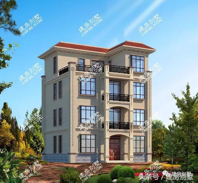 10款比較流行的農(nóng)村住宅效果圖，一二三層都有