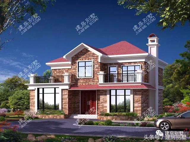 10款比較流行的農(nóng)村住宅效果圖，一二三層都有