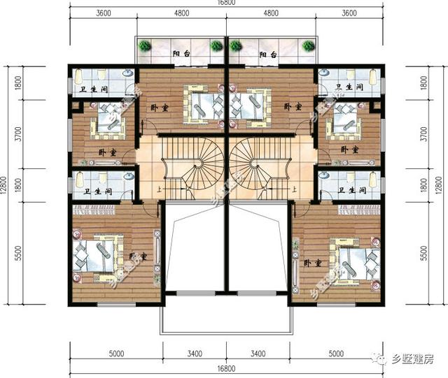 南方農(nóng)村兄弟倆雙拼別墅這樣建，遠離地面不怕潮，美觀還實用！