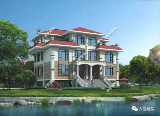 南方農(nóng)村兄弟倆雙拼別墅這樣建，遠離地面不怕潮，美觀還實用！