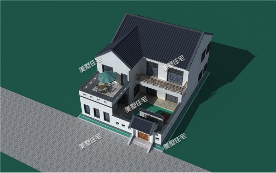 農(nóng)村建別墅怎能沒小院？6款帶小院設(shè)計圖，種菜、養(yǎng)雞都可以