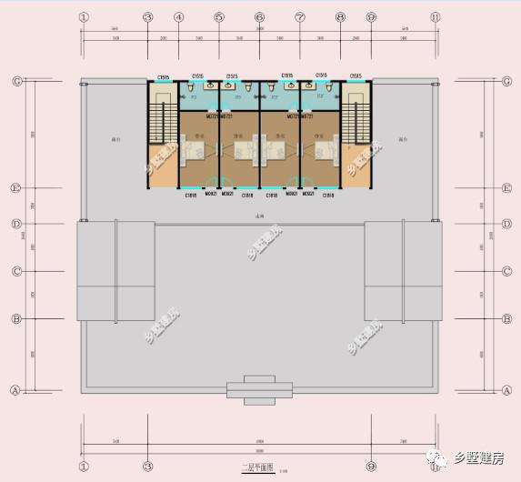 農(nóng)村自建二層四合院別墅，需要多少錢？看完這套圖紙借錢都得建