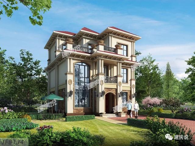 5套占地100平左右的別墅戶型圖，不攀比，夠住就好