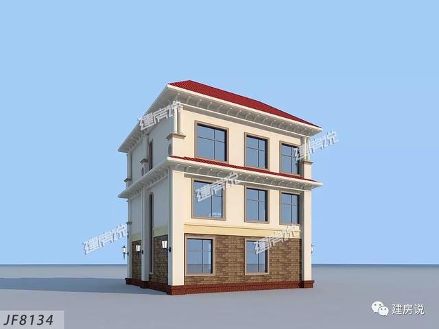 5套占地100平左右的別墅戶型圖，不攀比，夠住就好