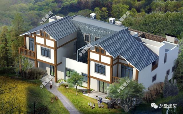 10套風(fēng)格迥異的農(nóng)村住宅效果圖，一二三層的都有哦