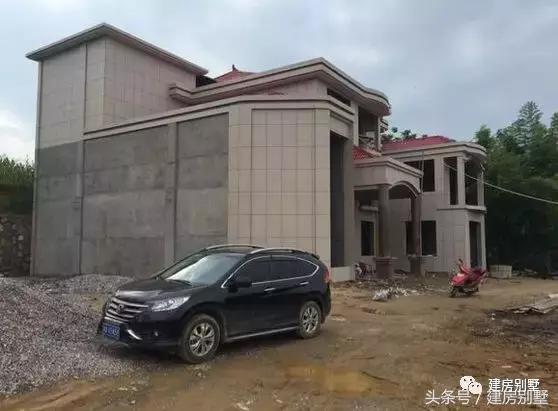 曬曬我家和表哥家的自建房，有設計和沒設計區(qū)別真大