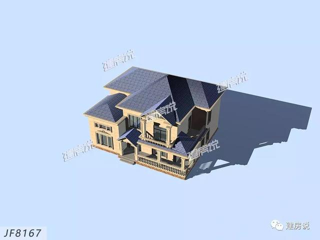 120平米的二層高端別墅設(shè)計(jì)，戶型經(jīng)典、實(shí)用！